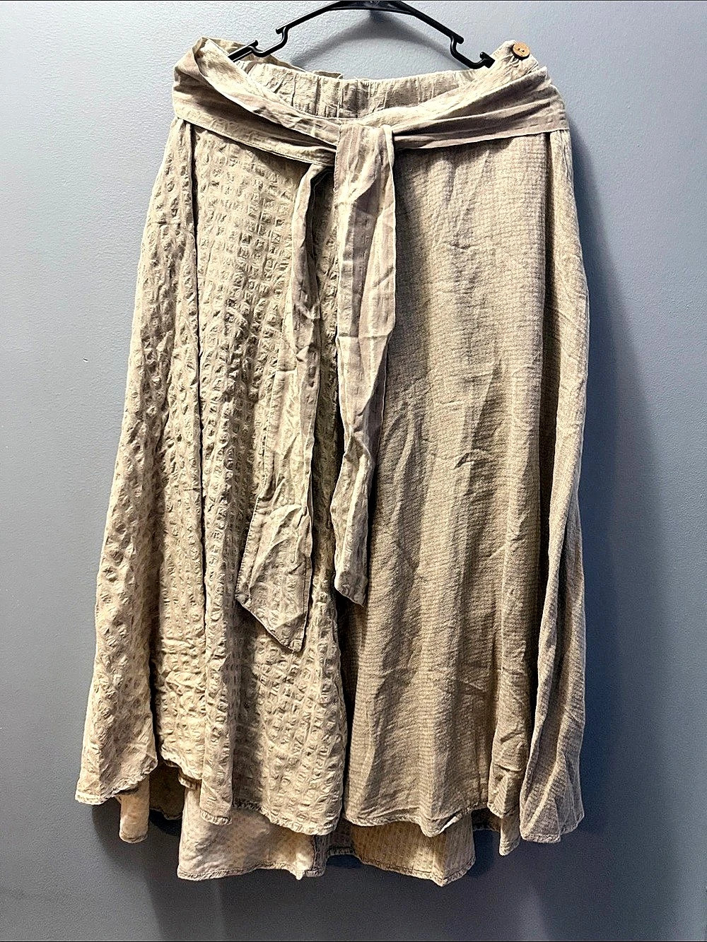 Young Threads Textured Layered Maxi Skirt Size XL NWT